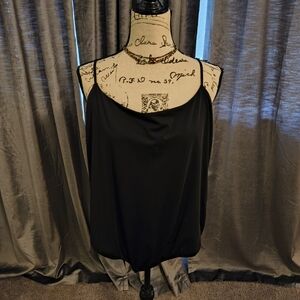 Lane Bryant Black Sleeveless Relaxed Camisole